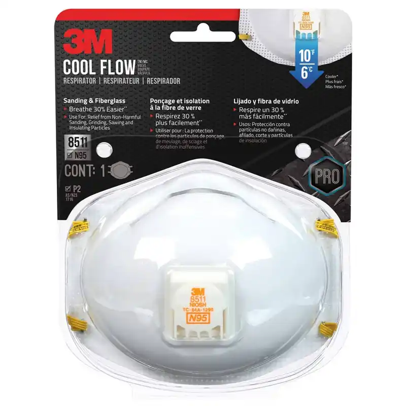 3M Sanding and Fiberglass Valved Respirator