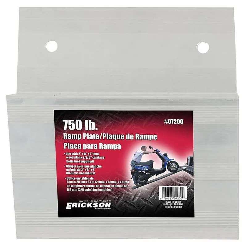 Erickson Ramp Plate Alum 750 lb 1/4""