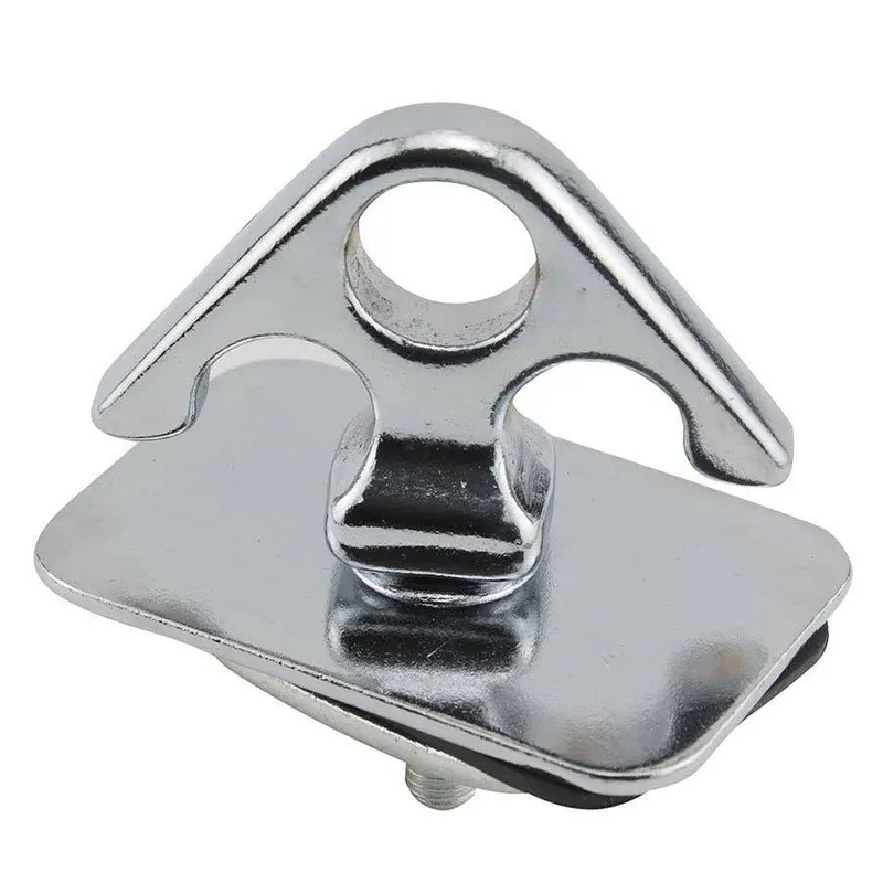 Erickson Rope/Hook Combo Stake Pocket Anchor - Chrome - 2000 lb