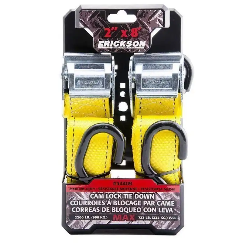 Erickson Tie Down Cam Lock 2" X 8‘ 2200 lb