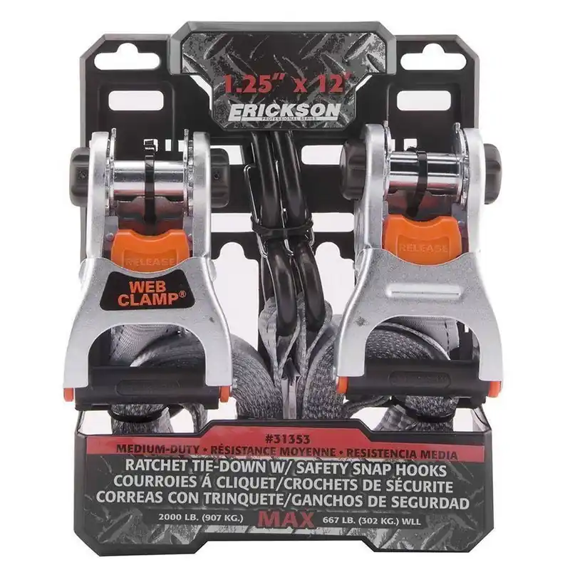 Erickson Ratchet Tie Down 1-1/4X12 2000 lb
