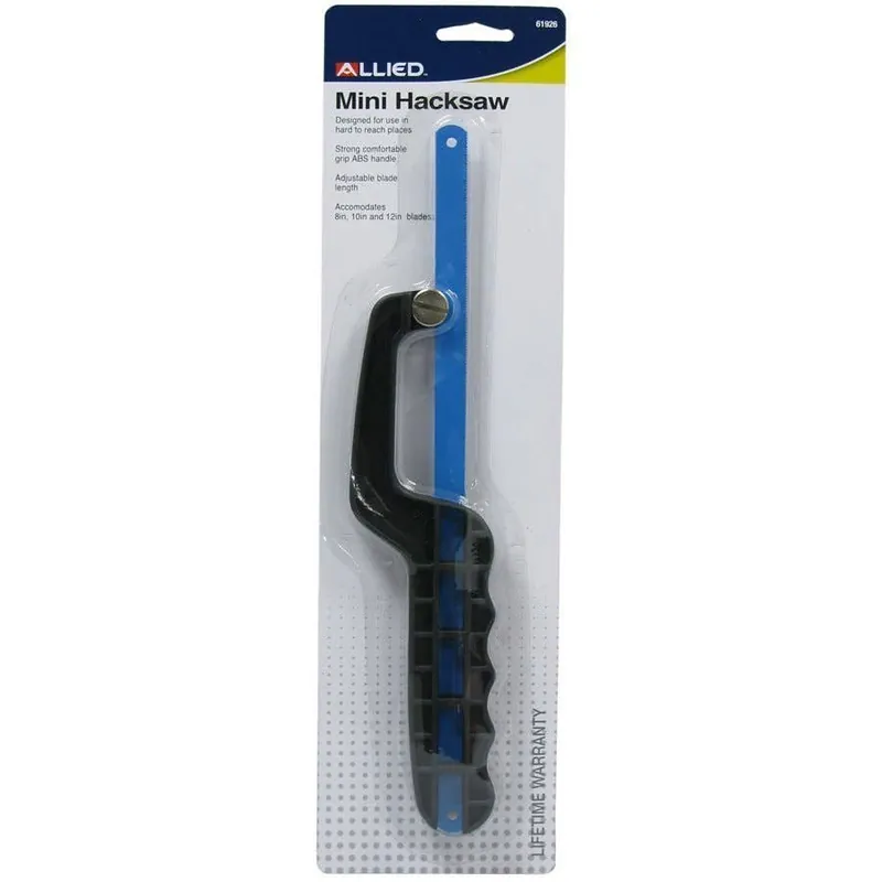 Allied Tools Mini Hacksaw W/ 10"" Blade