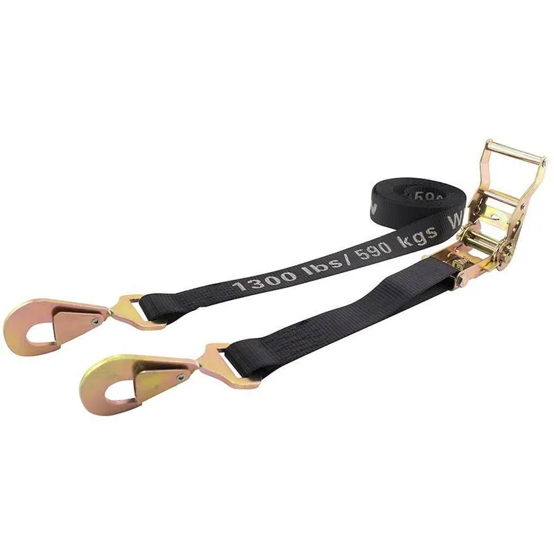 Erickson Ratchet Strap w/ Snap Hooks - 1-1/2" X 15‘ - 4000 lb