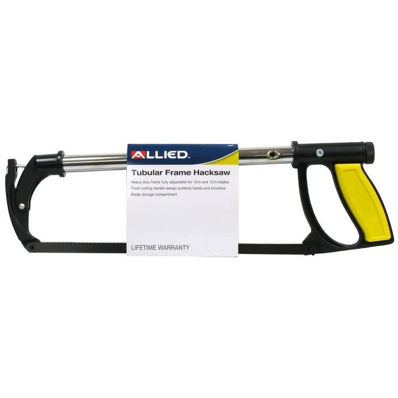 Allied Tools Tubular Frame Hacksaw W/ 12"" Blade