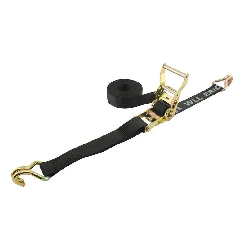Erickson Ratchet Strap w/ J-Hooks - 1-1/2" X 15‘ - 4000 lb