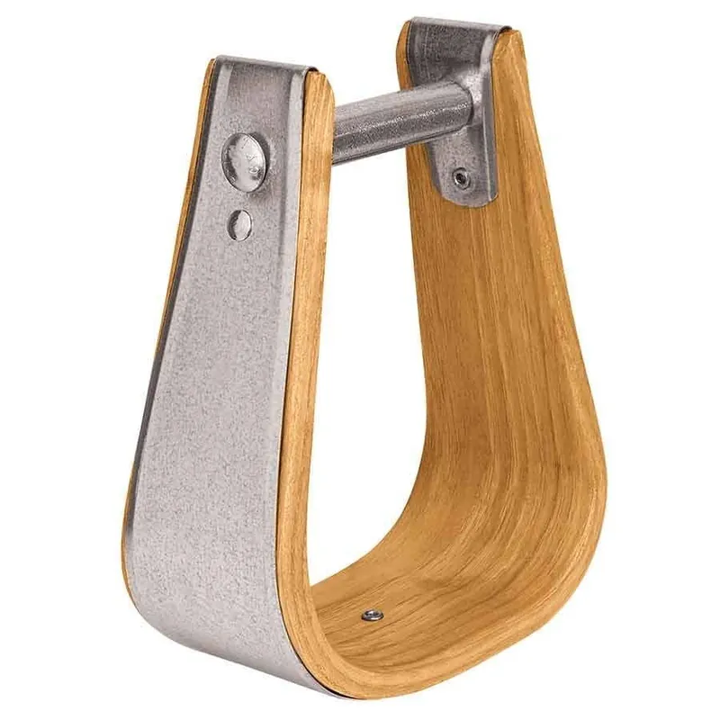 Weaver 4"" Wooden Deep Roper Stirrups