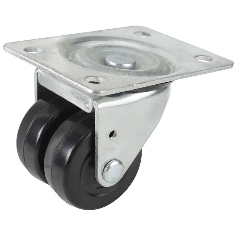Garland‘s Caster Hard Rubber Dual Swivel Wheel - 2"" x 7/8""