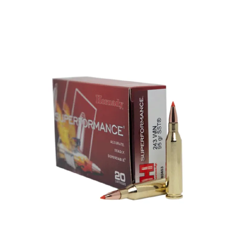 Hornady Superformance SST Ammunition 25-06 Remington 117 Grain SST InterLock