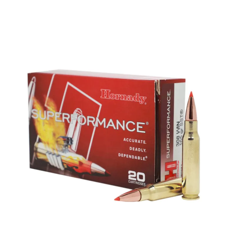 Hornady Superformance SST Ammunition 308 Winchester 165 Grain SST