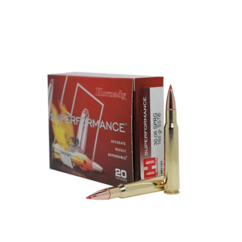 Hornady Superformance SST Ammunition 30-06 Springfield 165 Grain SST InterLock
