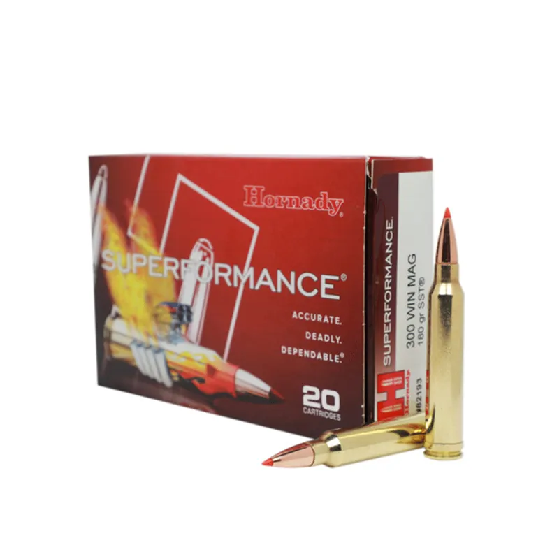 Hornady Superformance SST Ammunition 300 Winchester Magnum 180 Grain SST