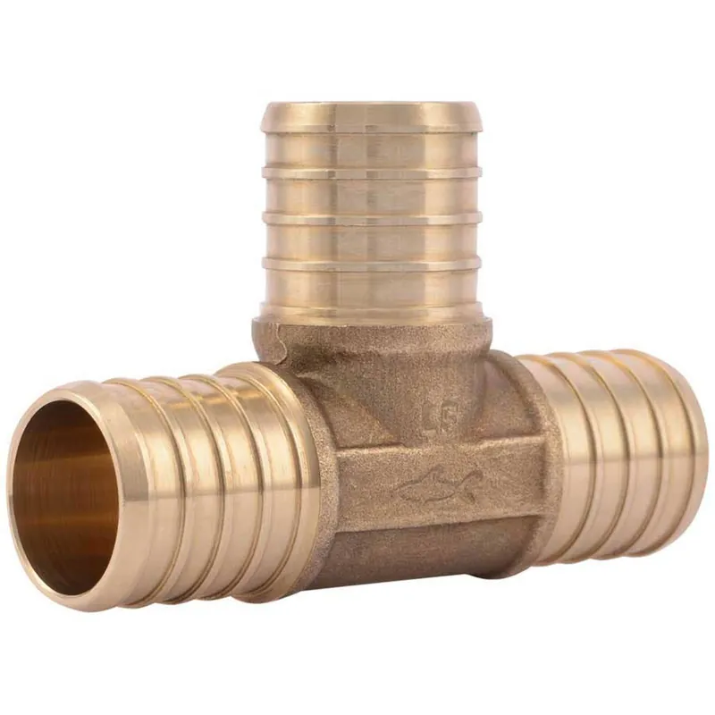 SharkBite PEX Brass Barb Tee - 1"" x 1"" x 1""
