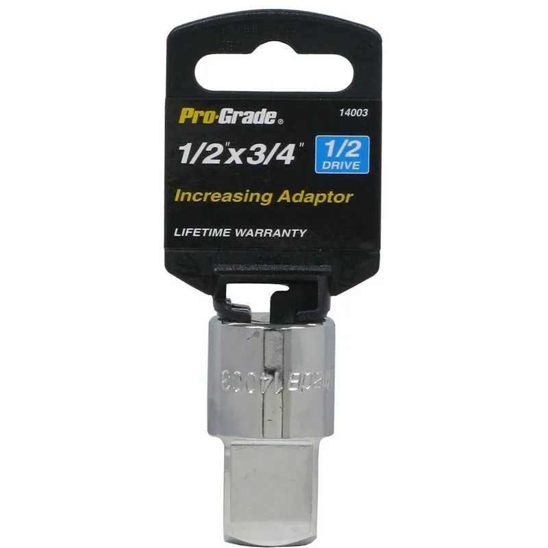 Pro-Grade 1/2"" Drive 1/2"" (F) X 3/4"" (M) Increasing Adaptor