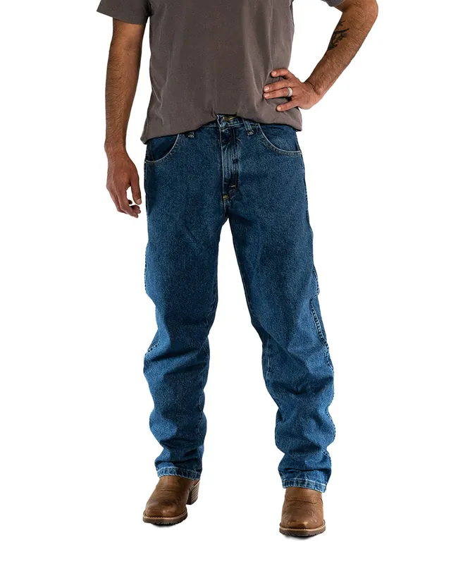 Wrangler Men‘s George Strait Cowboy Cut Relaxed Fit Jeans - Heavy Stone Denim