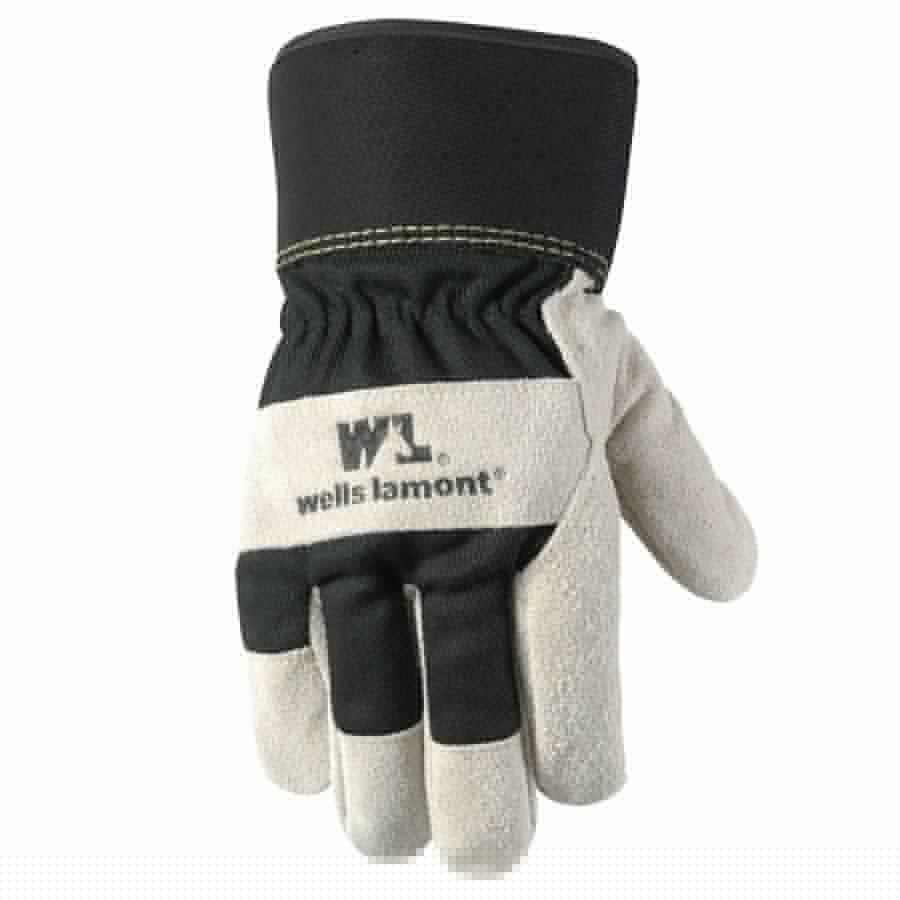 Wells Lamont Insulated Suede Cowhide Leather Palm Gloves