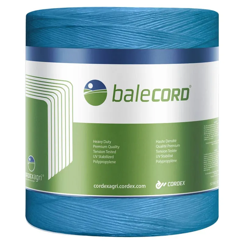 Cordex Balecord Polypropylene Baler Twine - 240 Lb. Knot Strength - 6,500‘
