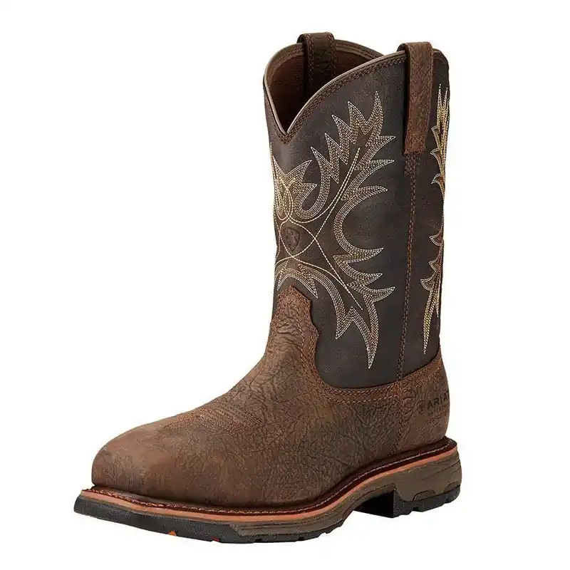 Ariat Men‘s Composite Toe Workhog Boots - Bruin Coffee