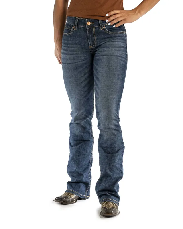 Wrangler Women‘s Retro® Mae Mid Rise Bootcut Jeans - MS Wash