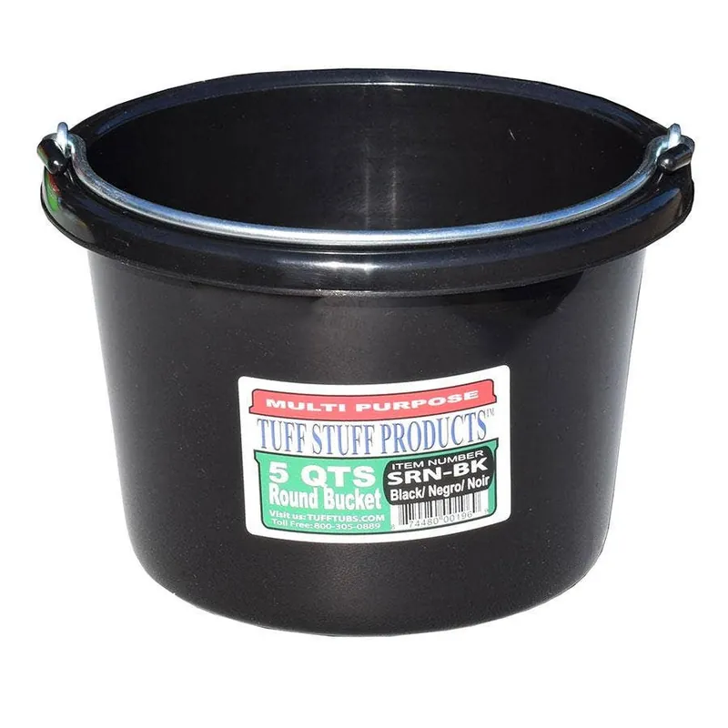 Tuff Stuff Multi-Purpose Round Bucket - 5 Qt