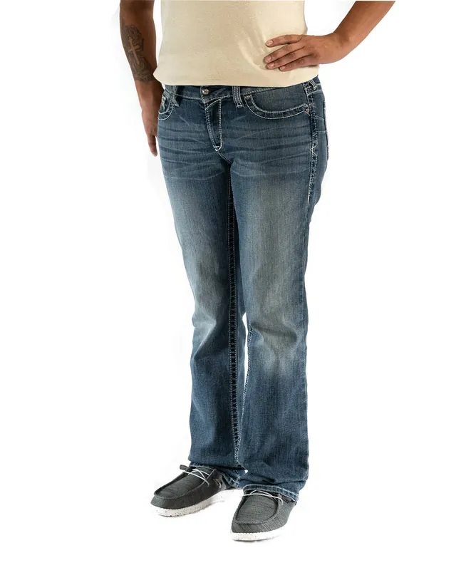 Ariat Women‘s REAL Straight Leg Jeans - Rainstorm
