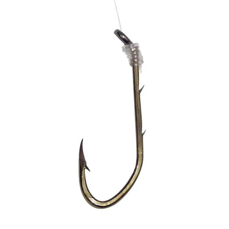 Eagle Claw Pro-V Bend Snelled Hooks