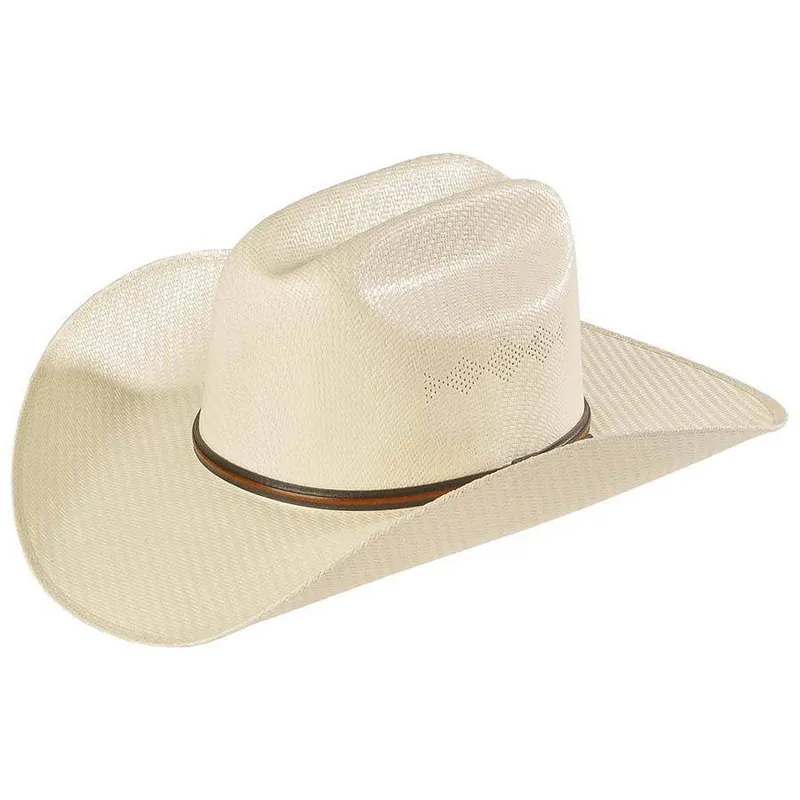 Twister Men‘s 5X Shantung Straw Western Cowboy Hat - Natural