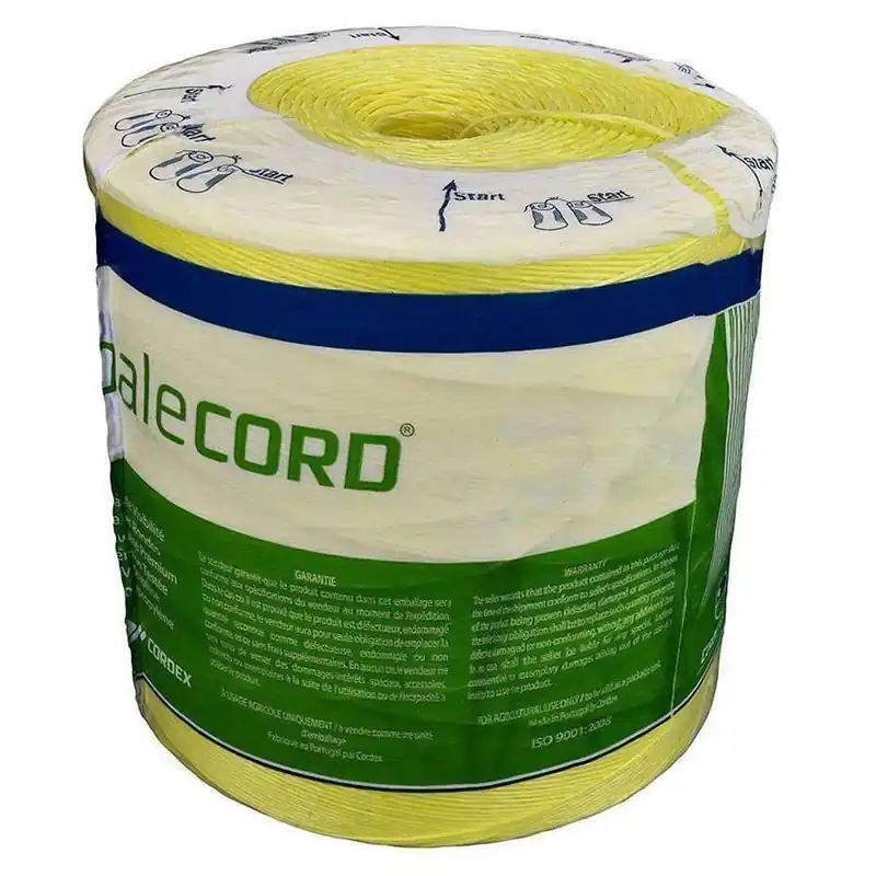 Cordex Balecord Polypropylene Baler Twine - 210 Lb. Knot Strength - 6,500‘