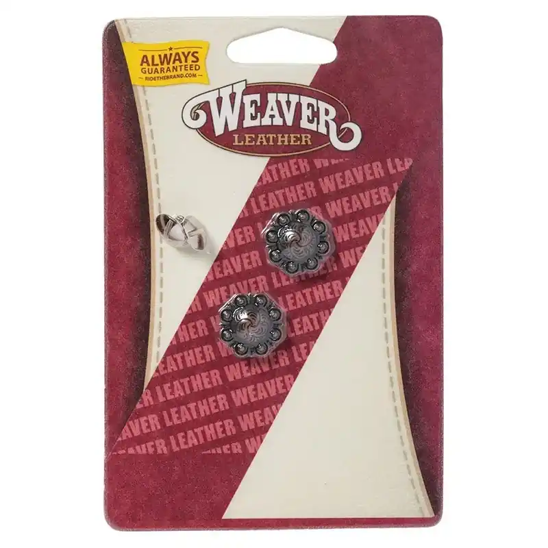 Weaver Antique Copper Berry Concho with Post