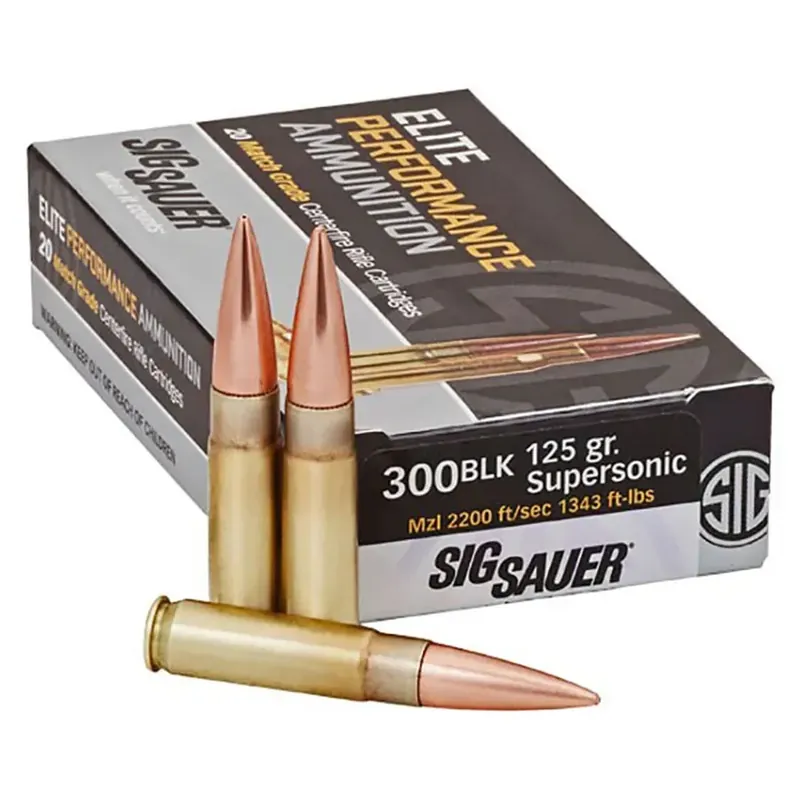 Sig Sauer 300 Blackout Supersonic OTM Elite Match Grade Ammunition