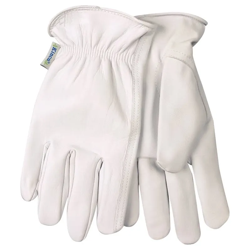 Kinco Women‘s Unlined Grain Goatskin Leather Gloves - Gray