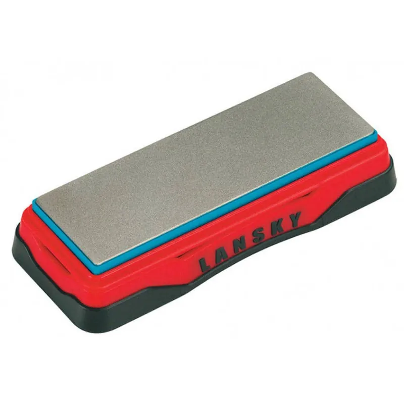 Lansky Diamond Bench Stone Sharpening Stone - 6"" x 2""