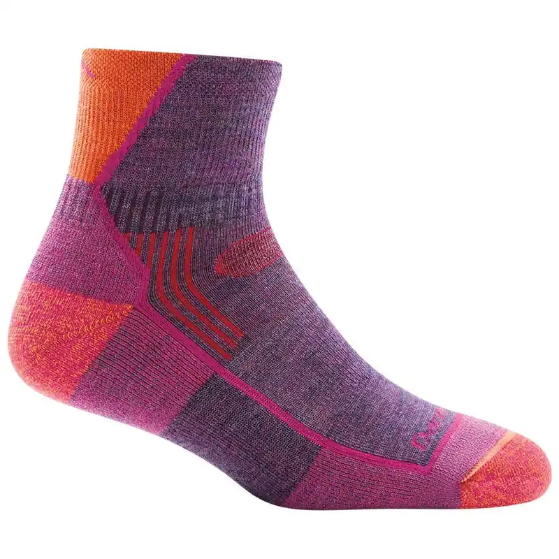 Darn Tough Women‘s 1/4 Cushion Hiker Socks - Plum Heather