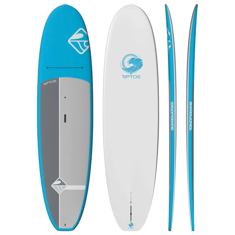Boardworks Riptide Stand Up Paddleboard - Blue/White/Gray