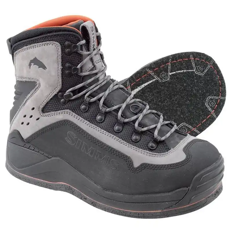 Simms Men‘s G3 Guide Felt Sole Wading Boot - Steel Gray