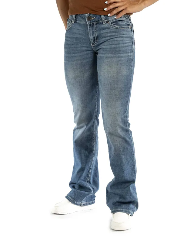 Wrangler Women‘s Retro Mid Rise Mae Jeans - Vintage