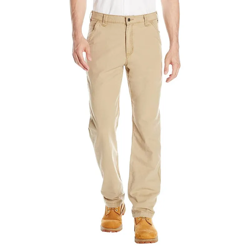 Carhartt Men‘s Rugged Flex Rigby Knit Lined Dungaree Pants - Dark Khaki
