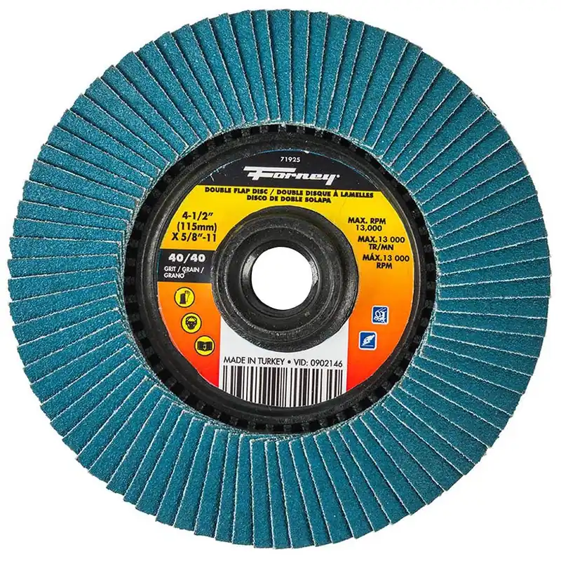 Forney Double-Sided Flap Disc - 4 1/2""