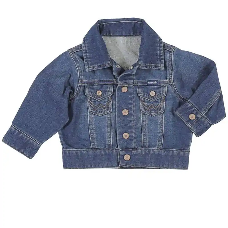 Wrangler Boy‘s Long Sleeve Classic Denim Jacket - Dark Blue