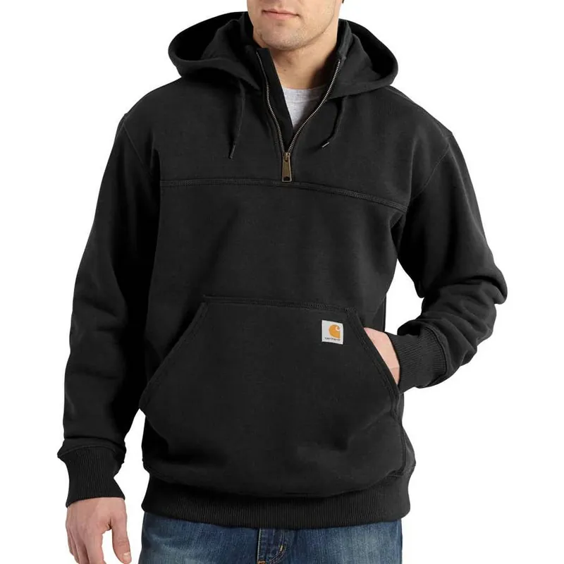 Carhartt Men‘s Rain Defender Paxton Heavyweight Hooded Zip Mock Sweatshirt