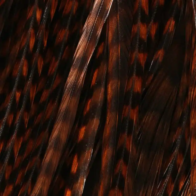 Hareline Half Grizzly Saddle