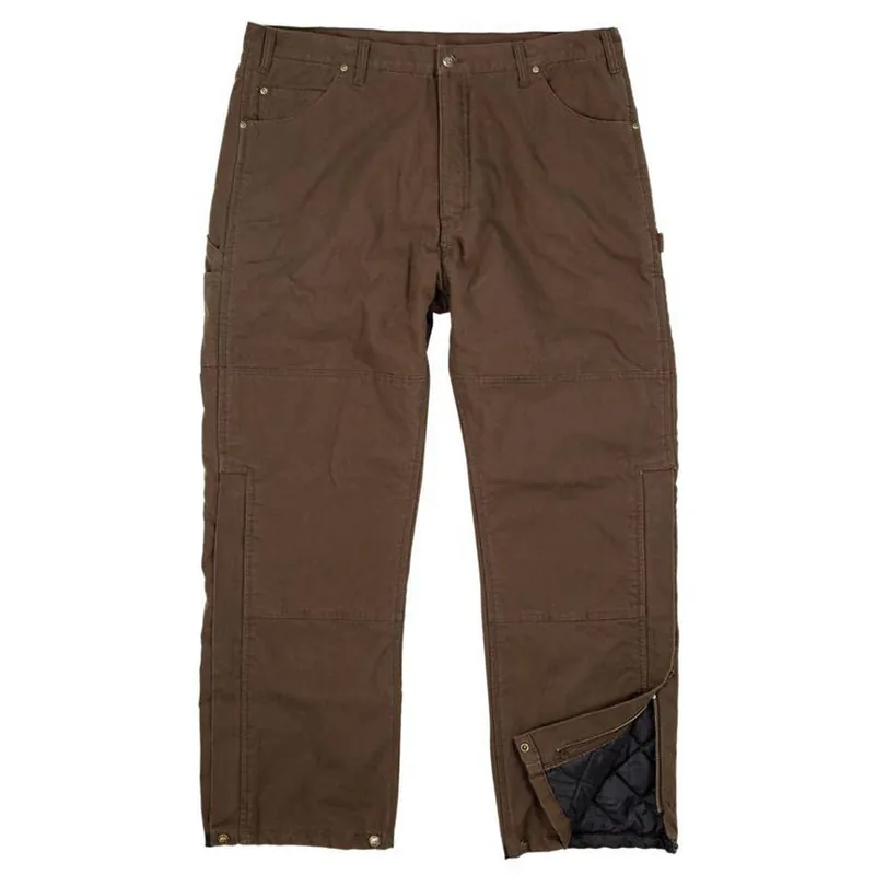 Berne Men‘s Washed Duck Outer Pants - Bark
