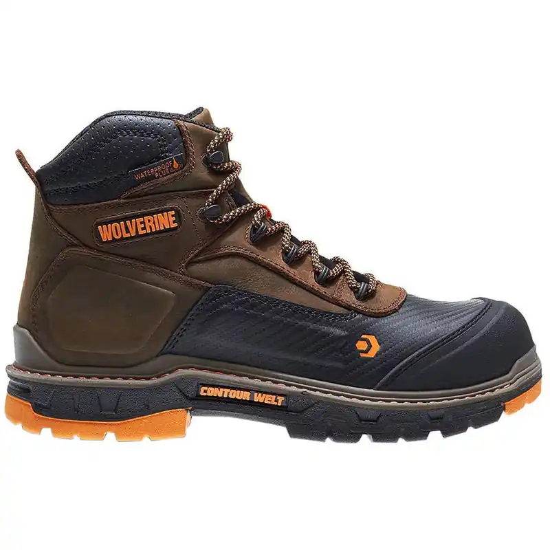 Wolverine Men‘s Composite Toe Overpass Carbonmax 6"" Boots - Brown
