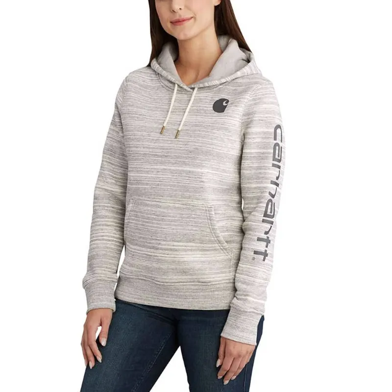 Carhartt Women‘s Relaxed Fit Midweight Logo Sleeve Graphic Hoodie