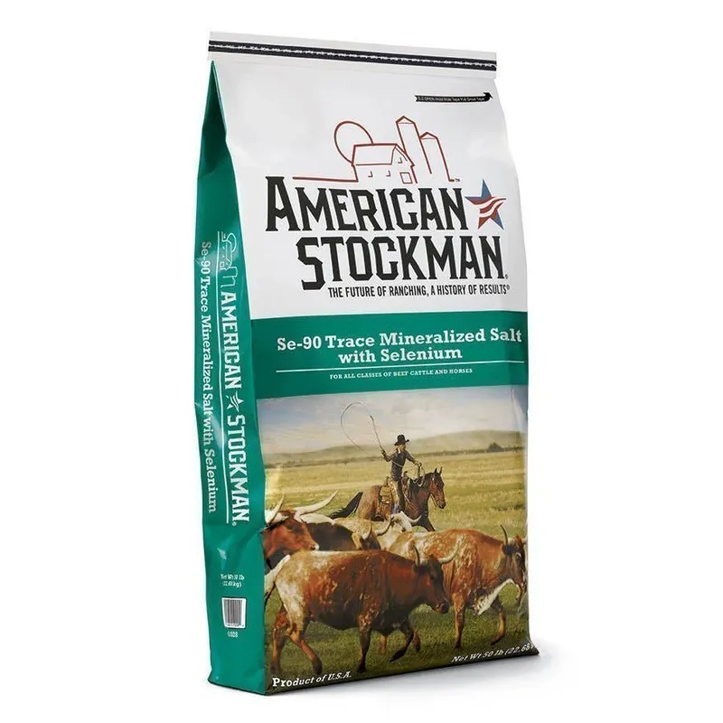 American Stockman SE-90 Trace Mineralized Salt with Selenium