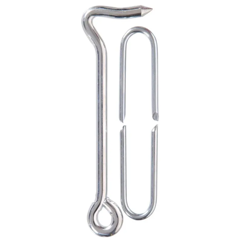 Hardware Essentials Gate Hook Latch with Staples