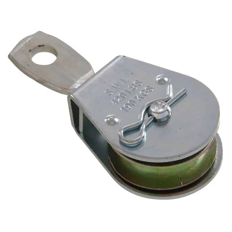 Hardware Essentials Single Sheave Eye Awning Pulley