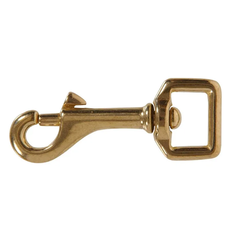 Hardware Essentials Strap Swivel Eye End Bolt Snap - Brass