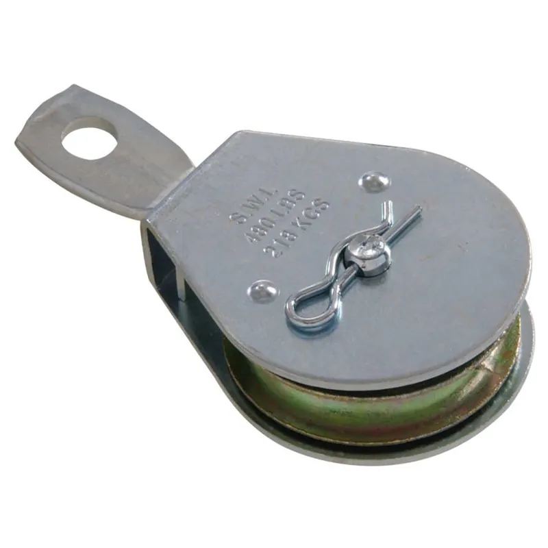Hardware Essentials Heavy Duty Single Sheave Eye Awning Pulley