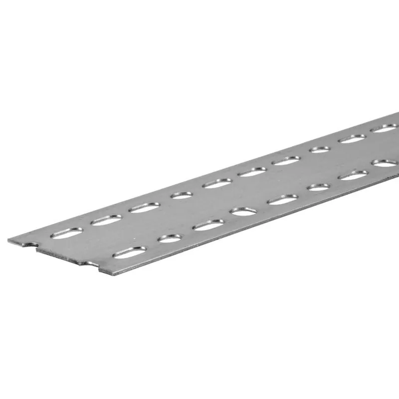 Hillman Plated Steel Slotted Strap - 3‘