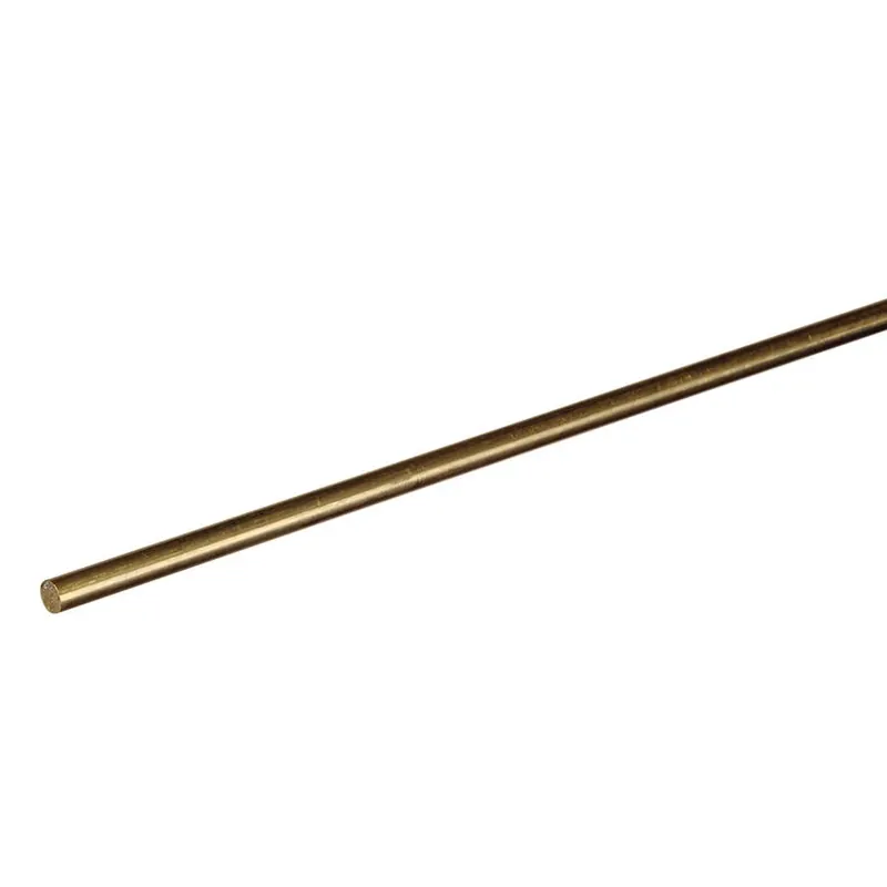 Hillman Brass Solid Round Threaded Rod - 3‘